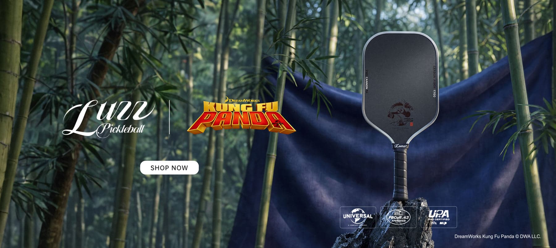 Luzz x Kung Fu Panda hero slide